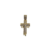 10K Pendentif Homme en or jaune Croix ASK-1087