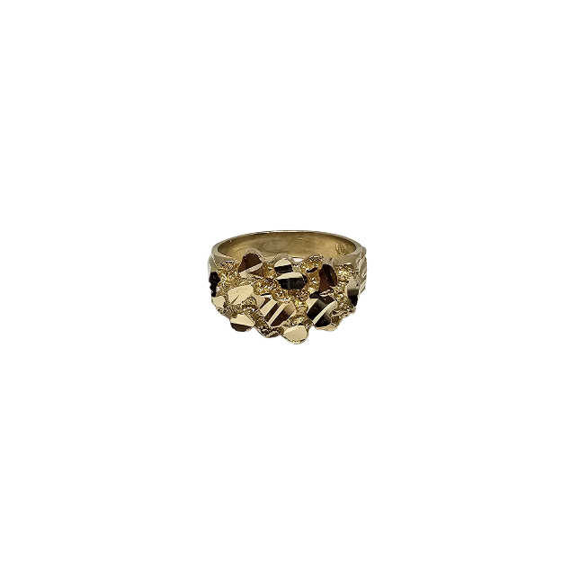 Bague Nugget-41 en Or 10k pour homme