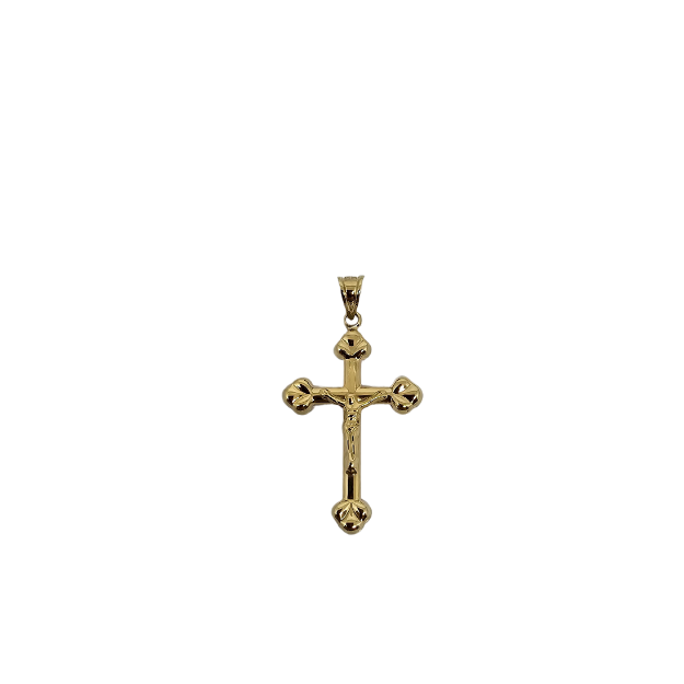 10K Pendentif Homme en or jaune Croix MBS_024