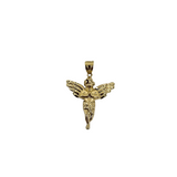 10K Pendentif Homme en or jaune Ange MBS_012