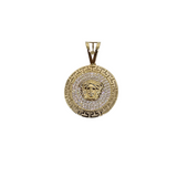 10K Pendentif Homme en or jaune meduse  MBS-1060