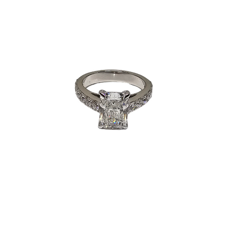 Bague Radiant 2.51ct diamants en or New