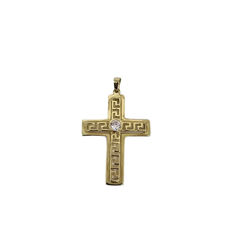 10K OR Pendentif Croix MBS-1052