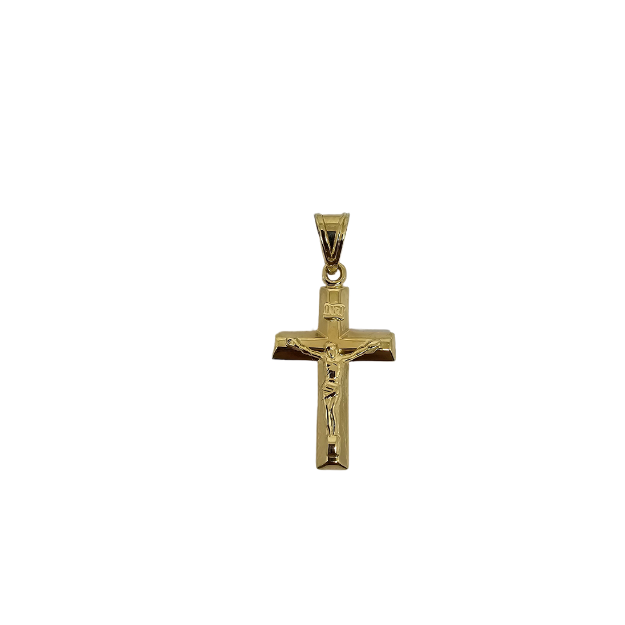 10K Pendentif Homme en or jaune Croix MBS_018