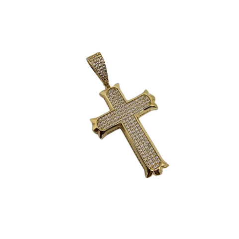 10K Pendentif Homme en or jaune Croix MBS_022