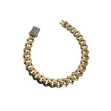 10k 9MM Bracelet Monaco   MBS-1087