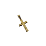 10K Pendentif Homme en or jaune Croix MBS_018