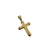 10K Pendentif Homme en or jaune Croix MBS_014