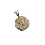 10K Pendentif Homme en or jaune meduse  MBS-1060