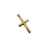 10K Pendentif Homme en or jaune Croix MBS_020