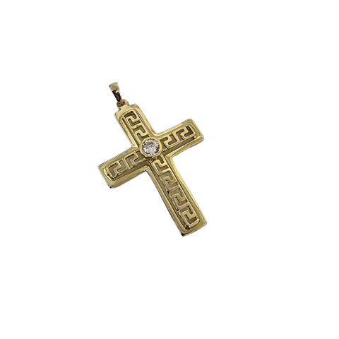 10K OR Pendentif Croix MBS-1052