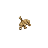 10K Pendentif Elephant  en or jaune