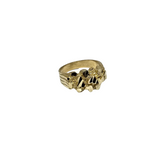 Bague nugget en Or  10k pour homme