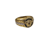 Bague en Or Medusa 10k pour homme