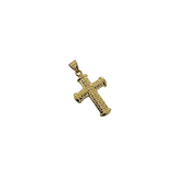 10K Pendentif Homme en or jaune Croix MBS_033