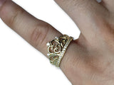 Bague Princesse  en or 10K Nouveauter4 WGR-257