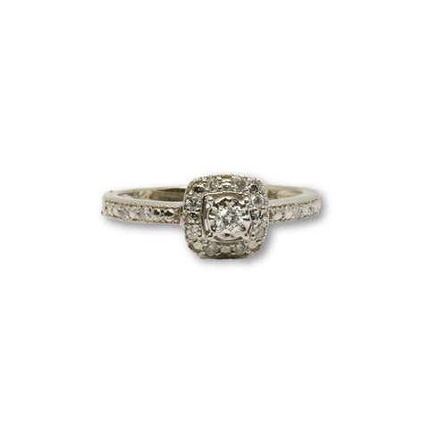 10k Femme Bague Diamants de 0.17CT DRG-066 - OR QUEBEC 