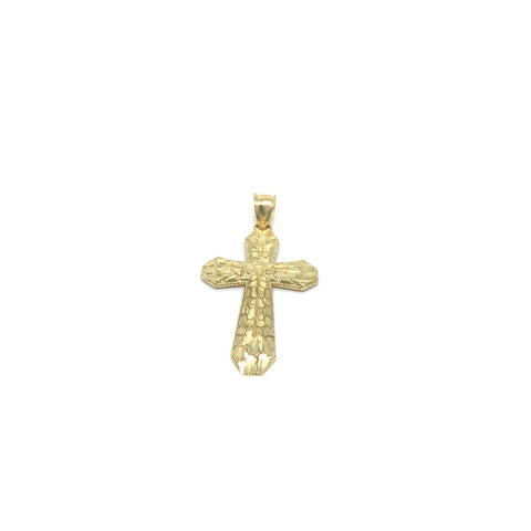 Pendentif Croix Homme 10K en or jaune GPA-053 - OR QUEBEC 