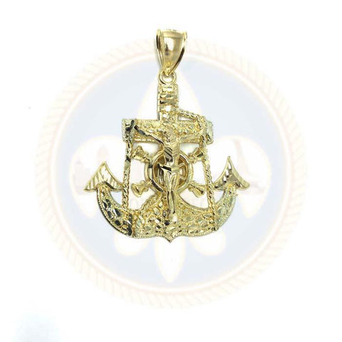 10K Pendentif Homme Ange en Or Jaune L MPG-399