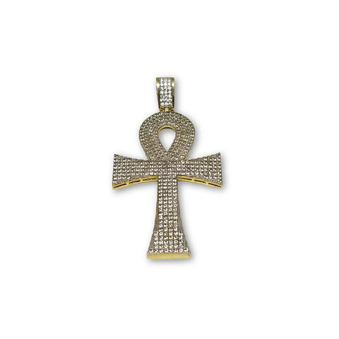 10K Pendentif Croix Homme En Or Jaune MPG-432 - OR QUEBEC 