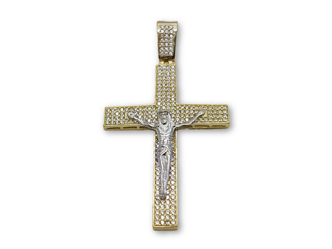 Pendentif Homme 10K en or Jaune Croix Ankh MPG-325 - OR QUEBEC 