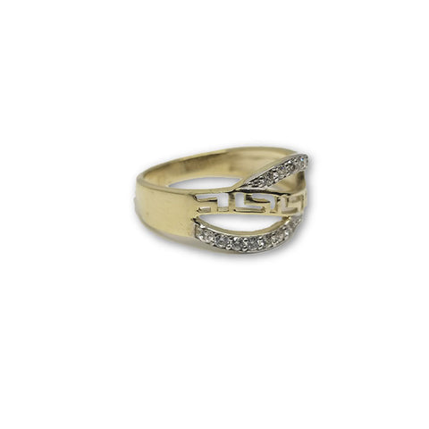 Bague Pour Femme 10k en Or Jaune Versace WGR-059 - OR QUEBEC 